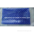 Transparent Blue PVC Sheet with DOT Printing for Fashion Rainsuit and Curtain